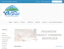 Tablet Screenshot of oldtrailsports.com